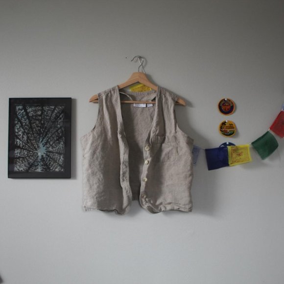 Super dope Linen vest! Excellent condition size M. Prefect for Summer! - Picture 1 of 4